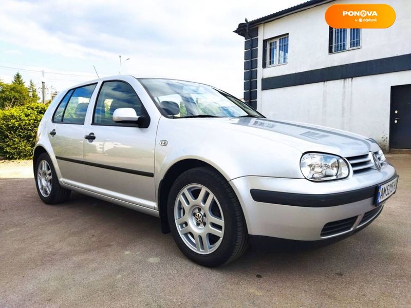 Volkswagen Golf, 2001, Бензин, 1.6 л., 123 тыс. км, Хетчбек, Серый, Житомир Cars-Pr-68915 фото