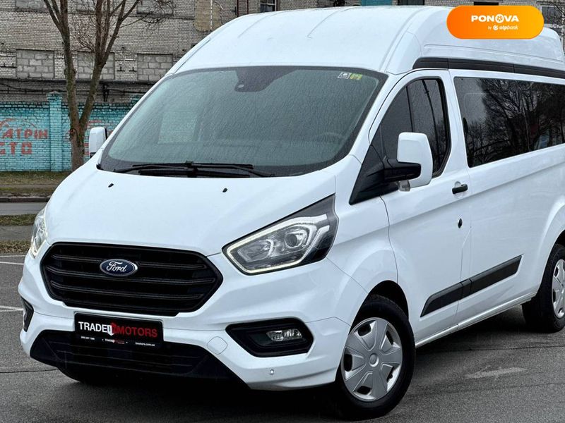 Ford Transit Custom, 2018, Дизель, 2 л., 82 тыс. км, Минивен, Белый, Киев 30265 фото