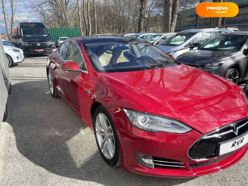 Tesla Model S, 2014, Електро, 136 тис. км, Ліфтбек, Червоний, Тернопіль 33460 фото