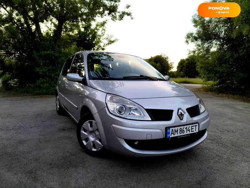 Renault Megane Scenic, 2007, Бензин, 1.6 л., 243 тис. км, Мінівен, Сірий, Звягель Cars-Pr-66694 фото