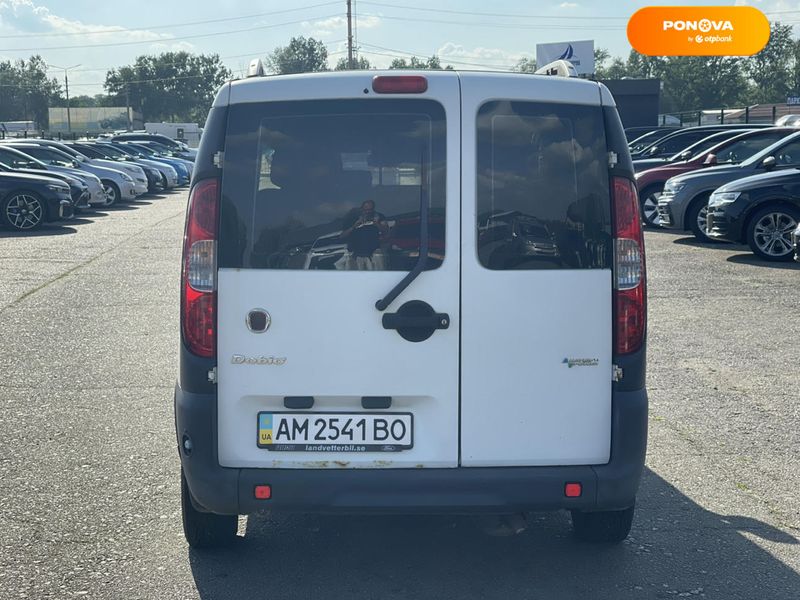 Fiat Doblo, 2007, Газ пропан-бутан / Бензин, 1.6 л., 135 тыс. км, Минивен, Белый, Киев Cars-Pr-59855 фото