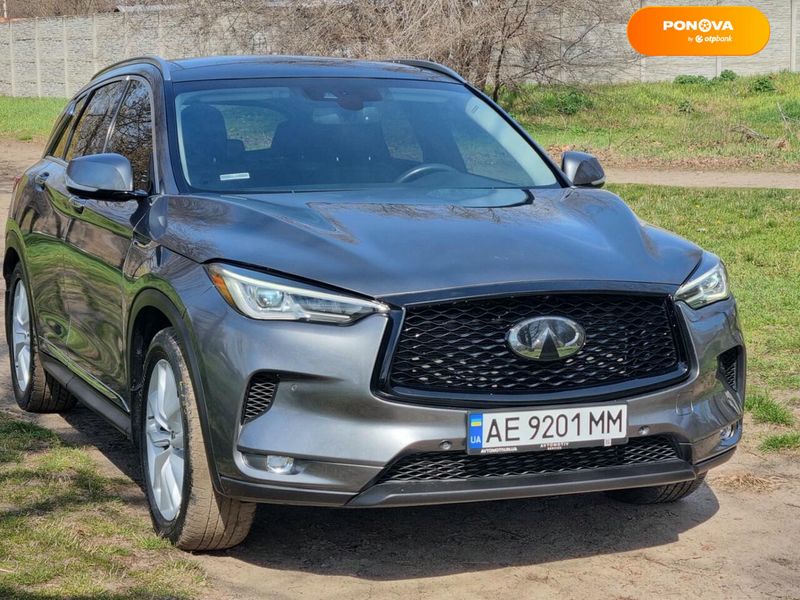 Infiniti QX50, 2018, Бензин, 1.99 л., 89 тис. км, Позашляховик / Кросовер, Сірий, Дніпро (Дніпропетровськ) Cars-Pr-66347 фото