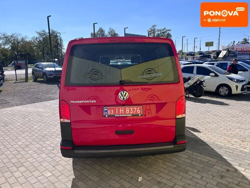 Volkswagen Transporter, 2022 г., Дизель, 178 тыс. км, Красный, Ровно AT-10429122 фото