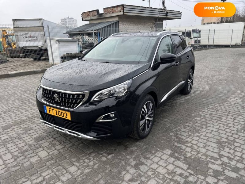 Peugeot 3008, 2018, Дизель, 1.5 л., 127 тис. км, Позашляховик / Кросовер, Чорний, Львів 24418 фото