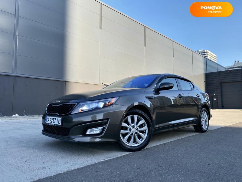 Kia Optima, 2014, Бензин, 2.4 л., 190 тис. км, Седан, Сірий, Київ 106854 фото