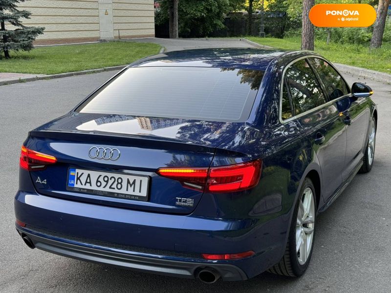Audi A4, 2016, Бензин, 1.98 л., 94 тис. км, Седан, Синій, Київ Cars-Pr-66570 фото