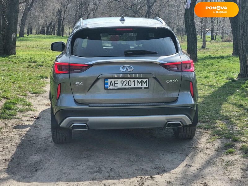 Infiniti QX50, 2018, Бензин, 1.99 л., 89 тис. км, Позашляховик / Кросовер, Сірий, Дніпро (Дніпропетровськ) Cars-Pr-66347 фото