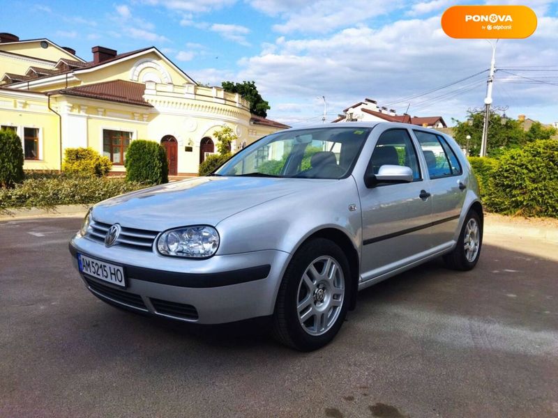 Volkswagen Golf, 2001, Бензин, 1.6 л., 123 тыс. км, Хетчбек, Серый, Житомир Cars-Pr-68915 фото