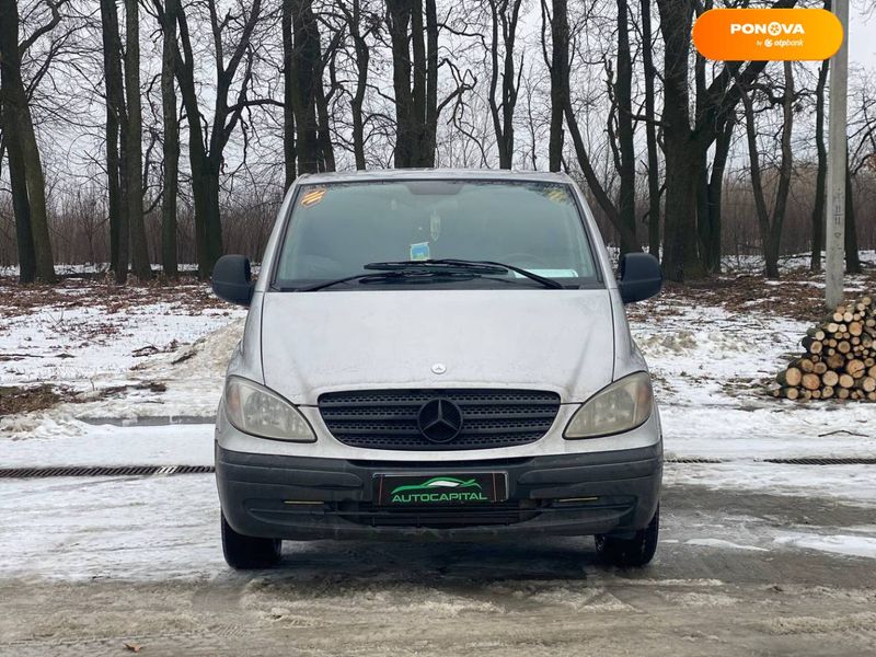 Mercedes-Benz Vito, 2004, Дизель, 2.15 л., 364 тис. км, Мінівен, Сірий, Київ 30674 фото