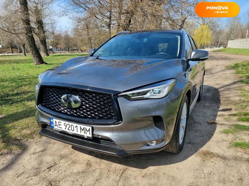 Infiniti QX50, 2018, Бензин, 1.99 л., 89 тис. км, Позашляховик / Кросовер, Сірий, Дніпро (Дніпропетровськ) Cars-Pr-66347 фото