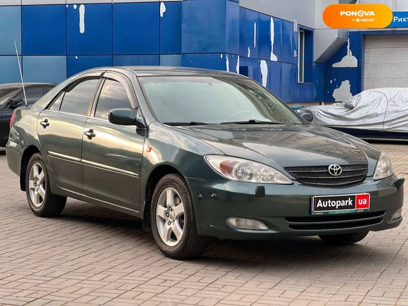 Toyota Camry, 2003, Бензин, 3 л., 230 тис. км, Седан, Зелений, Одеса 39215 фото