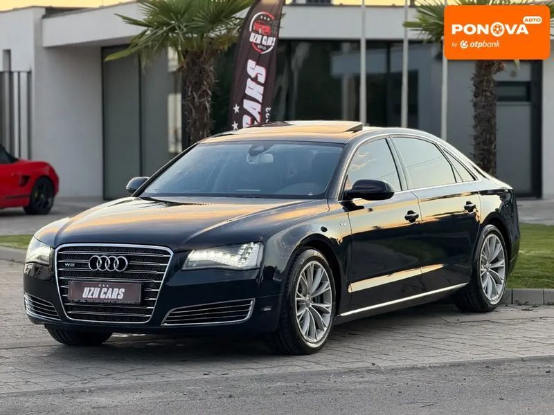 Audi A8, 2011 р., Бензин, 170 тис. км, Седан, Синій, Ужгород AT-10402407 фото