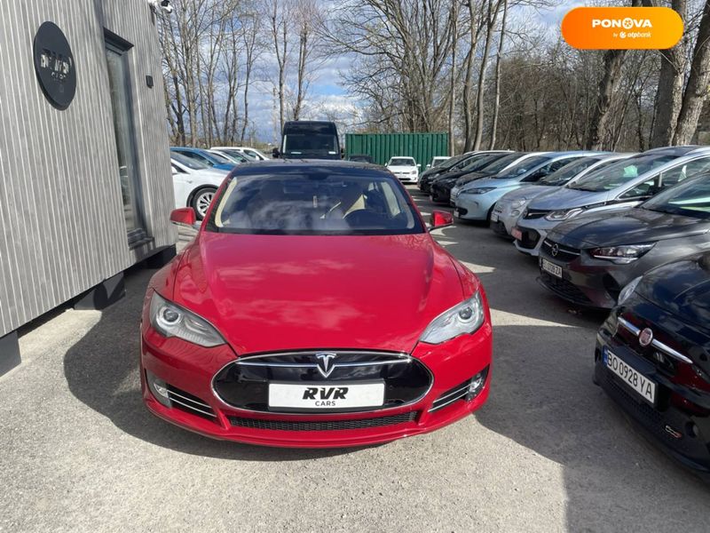 Tesla Model S, 2014, Електро, 136 тис. км, Ліфтбек, Червоний, Тернопіль 33460 фото