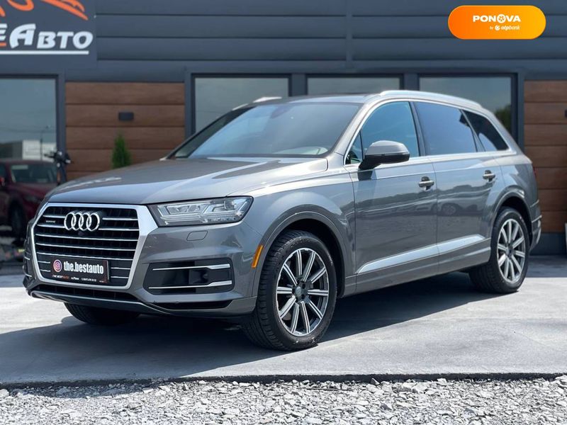 Audi Q7, 2017, Бензин, 3 л., 95 тис. км, Позашляховик / Кросовер, Сірий, Рівне 109830 фото