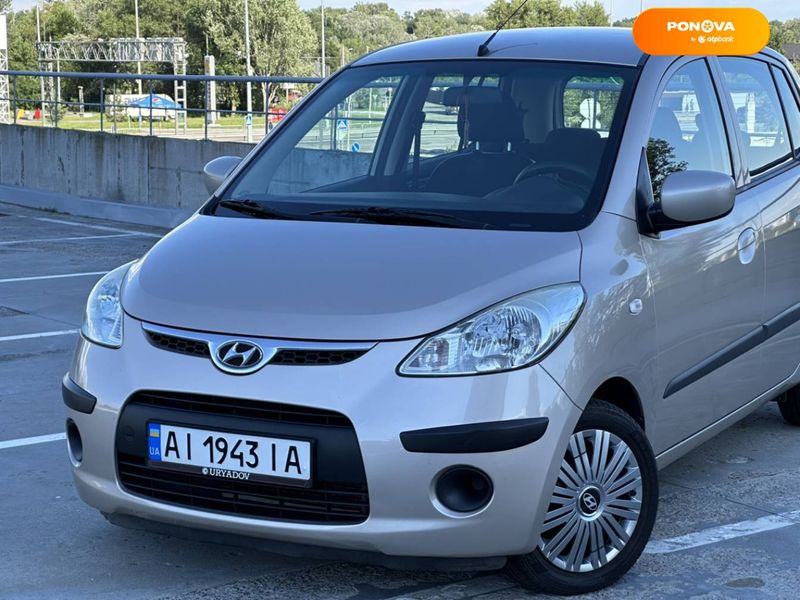 Hyundai i10, 2008, Бензин, 1.09 л., 127 тис. км, Хетчбек, Бежевий, Київ 103431 фото