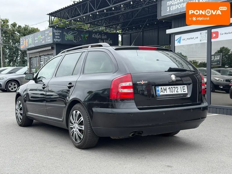 Skoda Octavia, 2008 р., Бензин, 174 тис. км, Універсал, Чорний, Житомир AT-10422621 фото