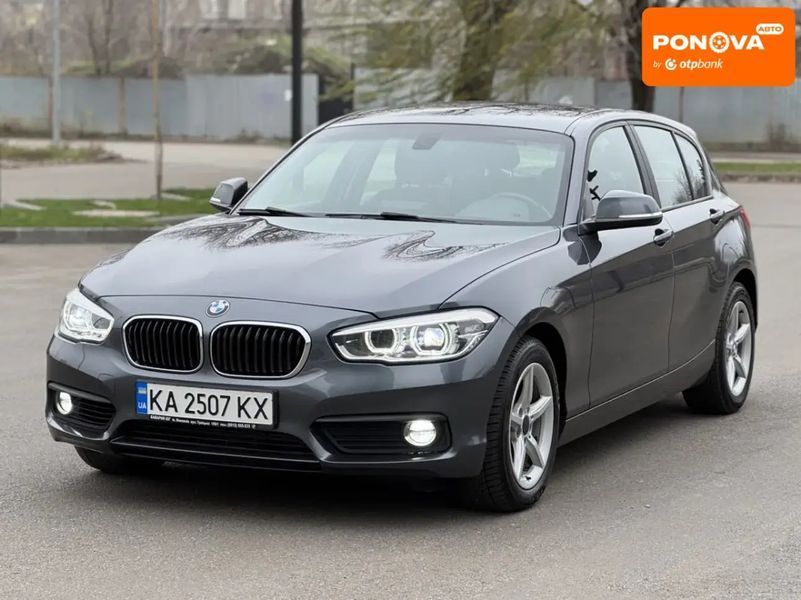 BMW 1 Series, 2017 р., Бензин, 142 тис. км, Хетчбек, Чорний, Дніпро (Дніпропетровськ) AT-10405858 фото