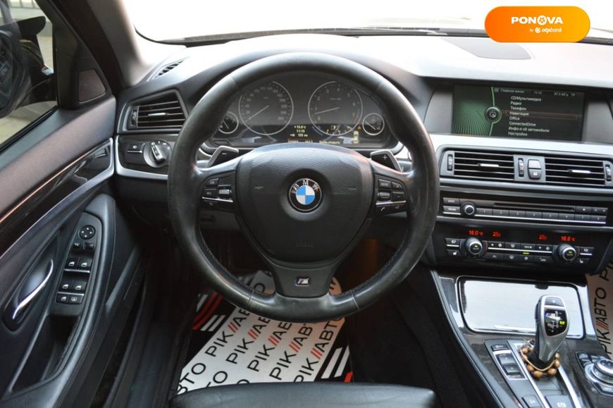 BMW 5 Series, 2011, Бензин, 3 л., 324 тис. км, Седан, Чорний, Львів 35113 фото