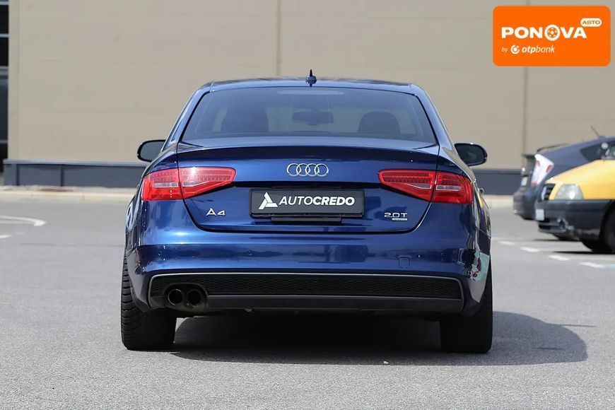 Audi A4, 2013 р., Бензин, 188 тис. км, Седан, Синій, Київ AT-10418345 фото