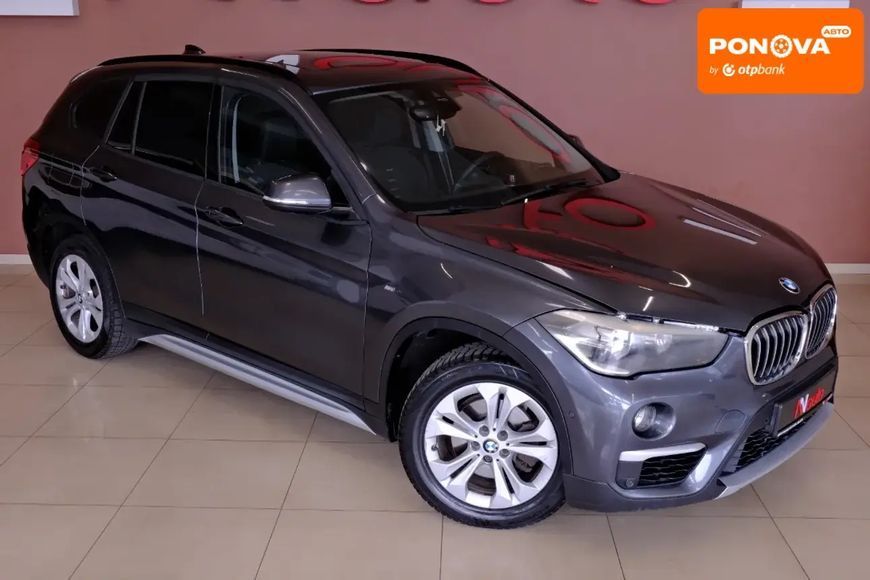 BMW X1, 2018 р., Дизель, 104 тис. км, Позашляховик / Кросовер, Сірий, Одеса AT-10416401 фото