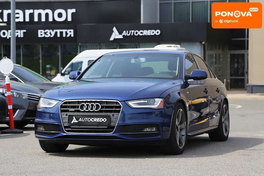 Audi A4, 2013 р., Бензин, 188 тис. км, Седан, Синій, Київ AT-10418345 фото