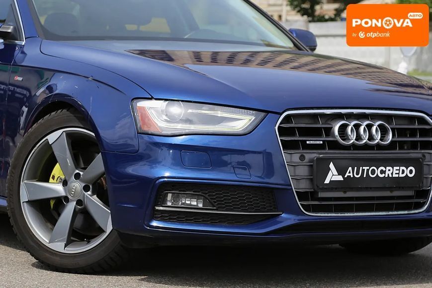 Audi A4, 2013 р., Бензин, 188 тис. км, Седан, Синій, Київ AT-10418345 фото