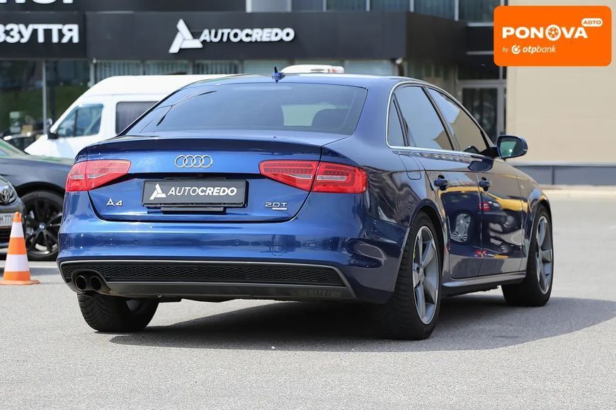 Audi A4, 2013 р., Бензин, 188 тис. км, Седан, Синій, Київ AT-10418345 фото