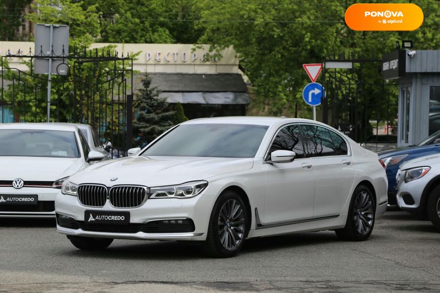 BMW 7 Series, 2016, Бензин, 2 л., 125 тис. км, Седан, Білий, Київ 102408 фото