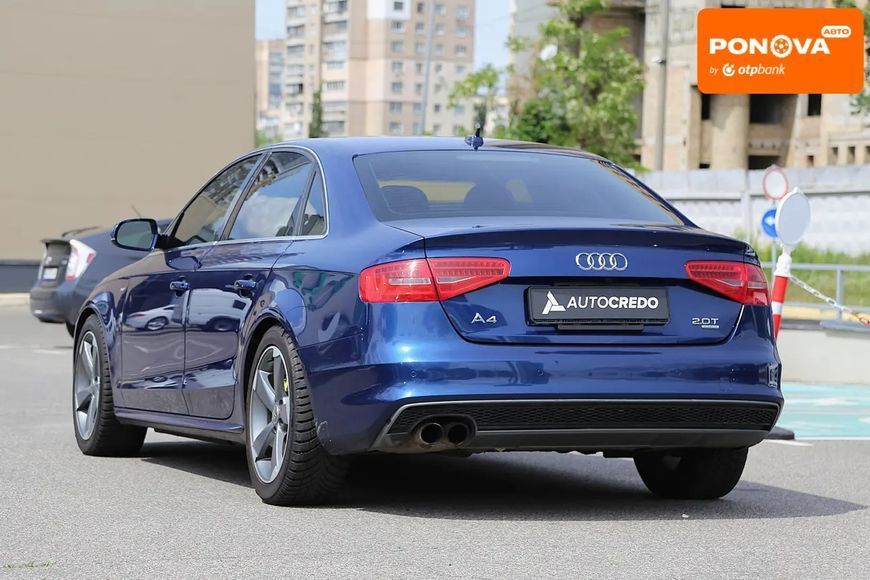 Audi A4, 2013 р., Бензин, 188 тис. км, Седан, Синій, Київ AT-10418345 фото