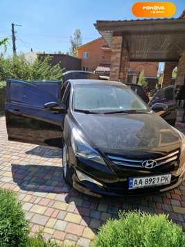 Hyundai Solaris, 2015, Бензин, 1.6 л., 69 тис. км, Седан, Чорний, Київ Cars-Pr-138337 фото