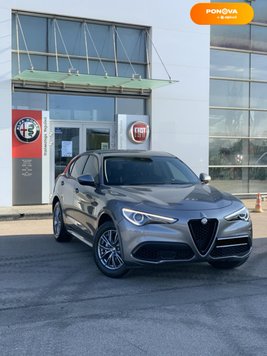 Alfa Romeo Stelvio, 2018, Бензин, 2 л., 20 тис. км, Позашляховик / Кросовер, Сірий, Київ Cars-Pr-240657 фото