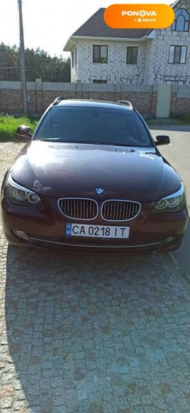 BMW 5 Series, 2008, Дизель, 2 л., 350 тис. км, Універсал, Червоний, Київ Cars-Pr-68616 фото