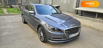 Hyundai Genesis, 2014, Бензин, 3.78 л., 132 тис. км, Седан, Сірий, Одеса Cars-Pr-231966 фото