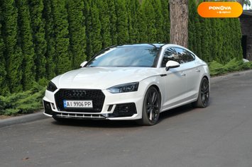 Audi A5 Sportback, 2019, Бензин, 1.98 л., 88 тис. км, Ліфтбек, Білий, Київ Cars-Pr-237356 фото