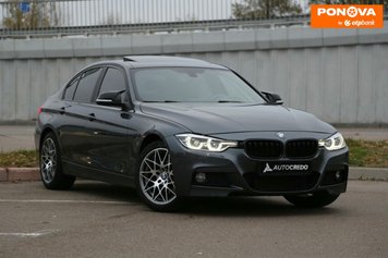 BMW 3 Series, 2016, Бензин, 2 л., 96 тис. км, Седан, Сірий, Київ 280350 фото