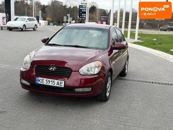 Hyundai Accent, 2008 р., Газ пропан-бутан / Бензин, 220 тис. км, Седан, Червоний, Дніпро (Дніпропетровськ) AT-10415351 фото