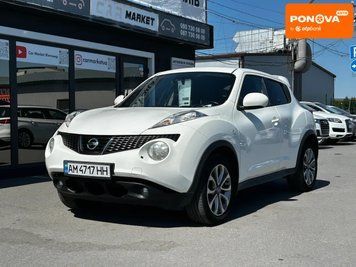 Nissan Juke, 2013 р., Бензин, 122 тис. км, Хетчбек, Білий, Житомир AT-10416670 фото