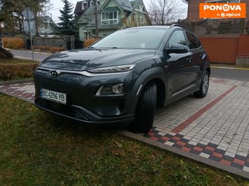 Hyundai Kona Electric, 2019, Електро, 84 тис. км, Позашляховик / Кросовер, Сірий, Київ Cars-Pr-277453 фото