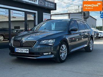 Skoda Superb, 2017 р., Дизель, 198 тис. км, Універсал, Сірий, Житомир AT-10414445 фото