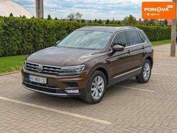 Volkswagen Tiguan, 2018 г., Дизель, 163 тыс. км, Внедорожник / Кроссовер, Коричневый, Кривой Рог AT-10419422 фото