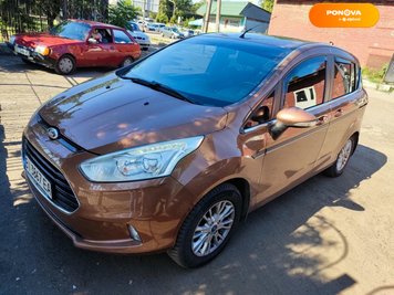 Ford B-Max, 2013, Газ пропан-бутан / Бензин, 1.39 л., 165 тис. км, Мікровен, Коричневий, Полтава Cars-Pr-142378 фото