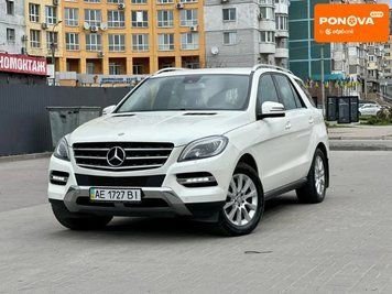 Mercedes-Benz M-Class, 2013 р., Бензин, 191 тис. км, Позашляховик / Кросовер, Білий, Дніпро (Дніпропетровськ) AT-10414696 фото