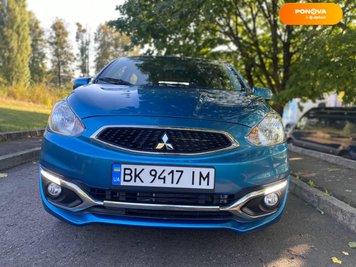 Mitsubishi Mirage, 2019, Бензин, 1.2 л., 53 тис. км, Хетчбек, Синій, Київ Cars-Pr-231484 фото