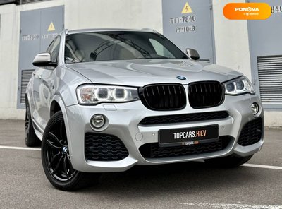 BMW X4, 2016, Бензин, 3 л., 131 тыс. км, Внедорожник / Кроссовер, Серый, Киев 43260 фото