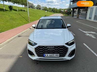 Audi Q5, 2020, Бензин, 1.98 л., 76 тис. км, Позашляховик / Кросовер, Білий, Київ 47113 фото