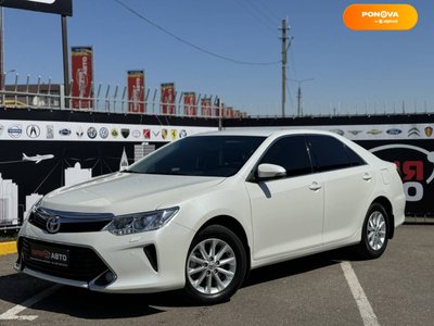 Toyota Camry, 2016, Бензин, 2.49 л., 45 тыс. км, Седан, Белый, Киев 42595 фото