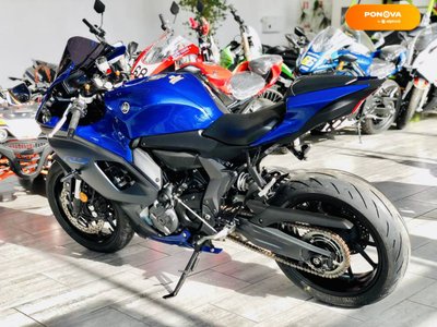 Yamaha R7, 2021, Бензин, 700 см³, 2 тыс. км, Спортбайк, Синий, Киев moto-37552 фото