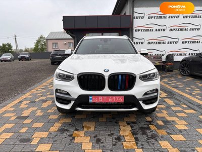 BMW X3, 2019, Бензин, 2 л., 106 тыс. км, Внедорожник / Кроссовер, Белый, Львов 43687 фото