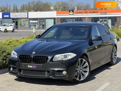 BMW 5 Series, 2011, Бензин, 3 л., 186 тис. км, Седан, Чорний, Одеса 48134 фото