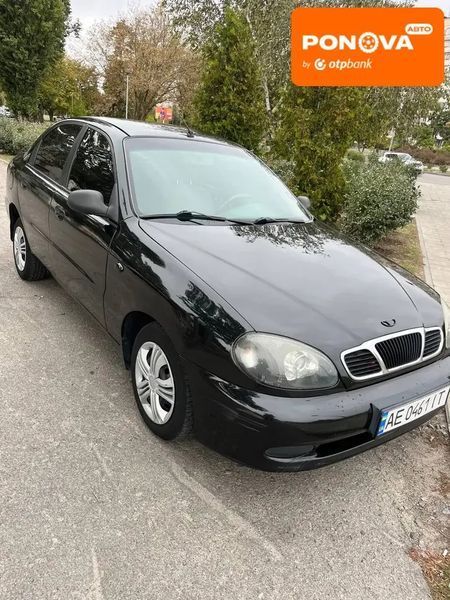 Daewoo Lanos, 2006 г., Газ пропан-бутан / Бензин, 157 тыс. км, Седан, Чорный, Днепр (Днепропетровск) AT-10403330 фото